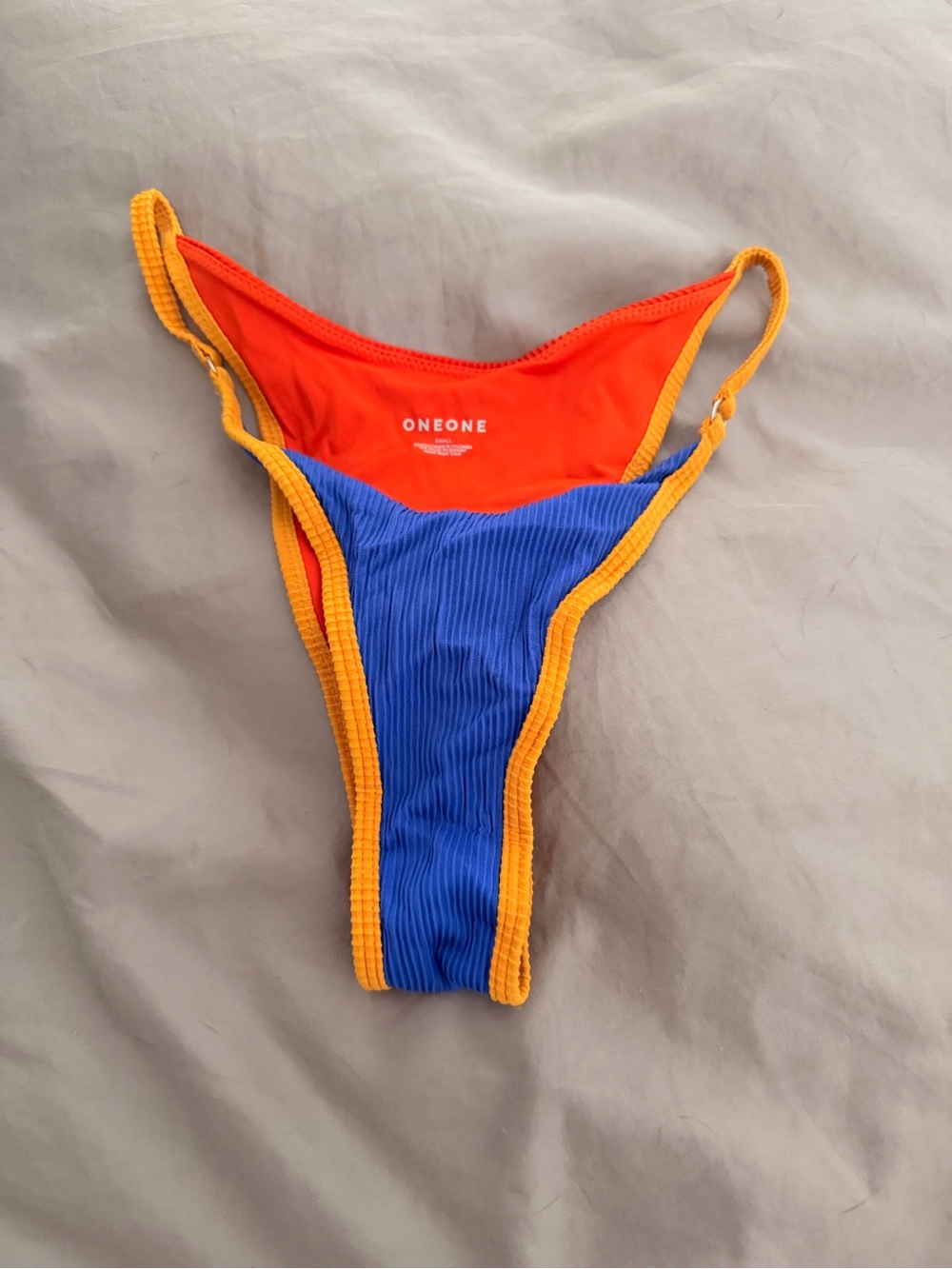 One one skimpy thong bikini